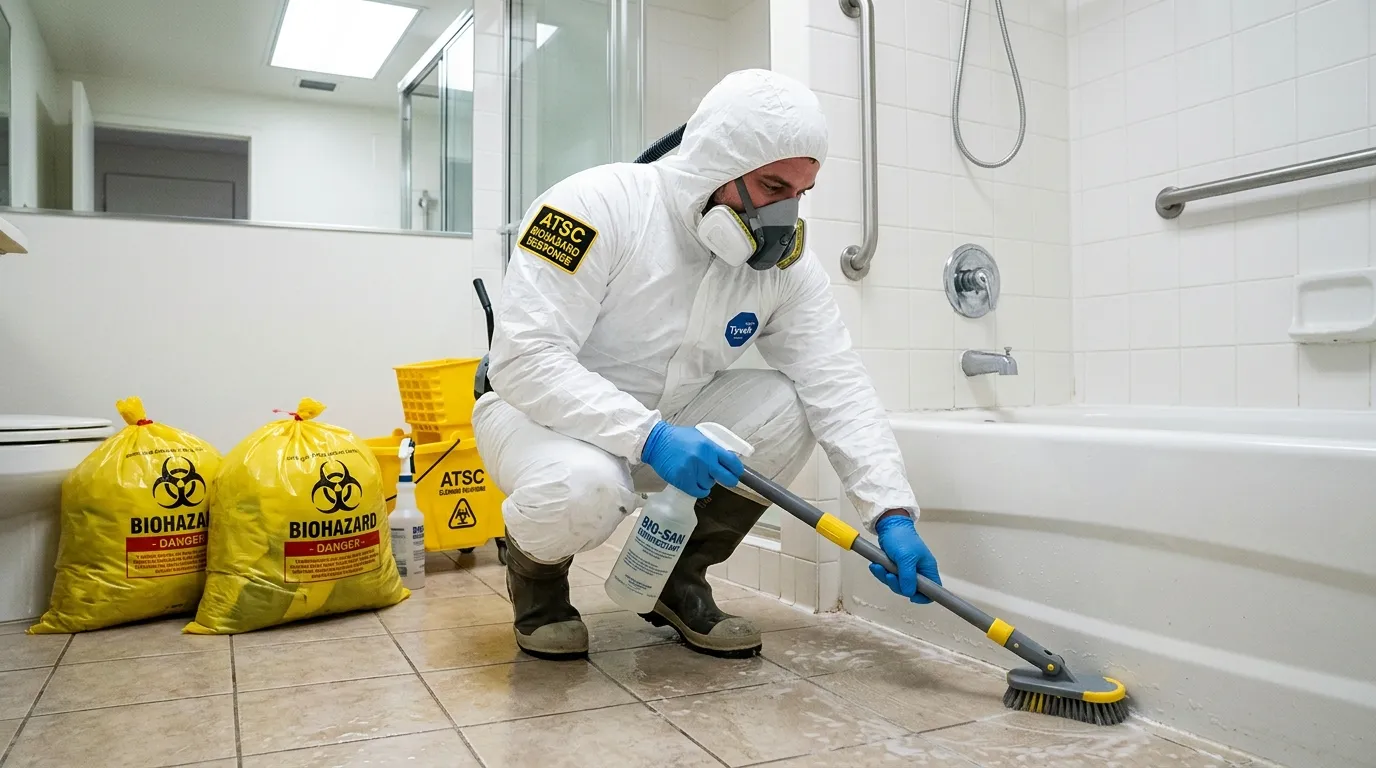 Decontamination equipment deployed for Blood Cleanup in University City